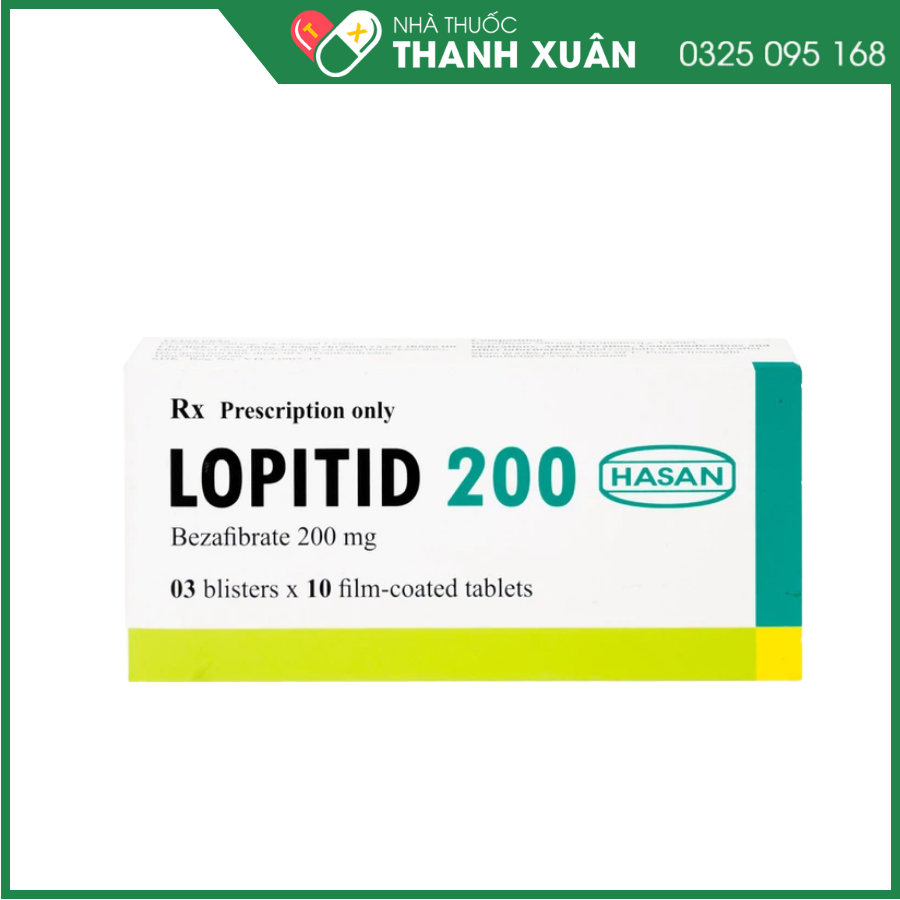 Thuốc Lopitid 200 điều trị tăng triglycerid máu nặng
